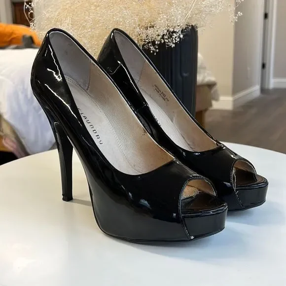 Toe Chinese Laundry Black Heels Chinese Laundry Jody Block Heel